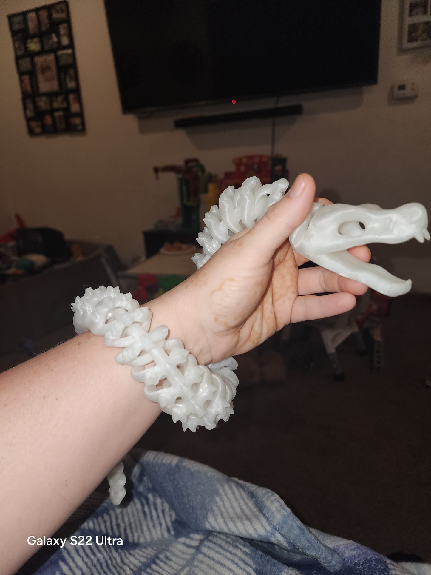 3D Printed Skeleton Snake