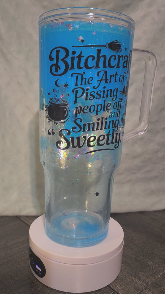 40oz Snowglobe Tumbler addon