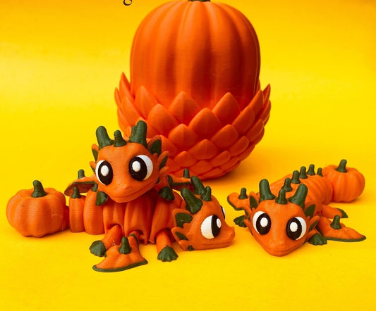 Pumpkin Dragon & Egg