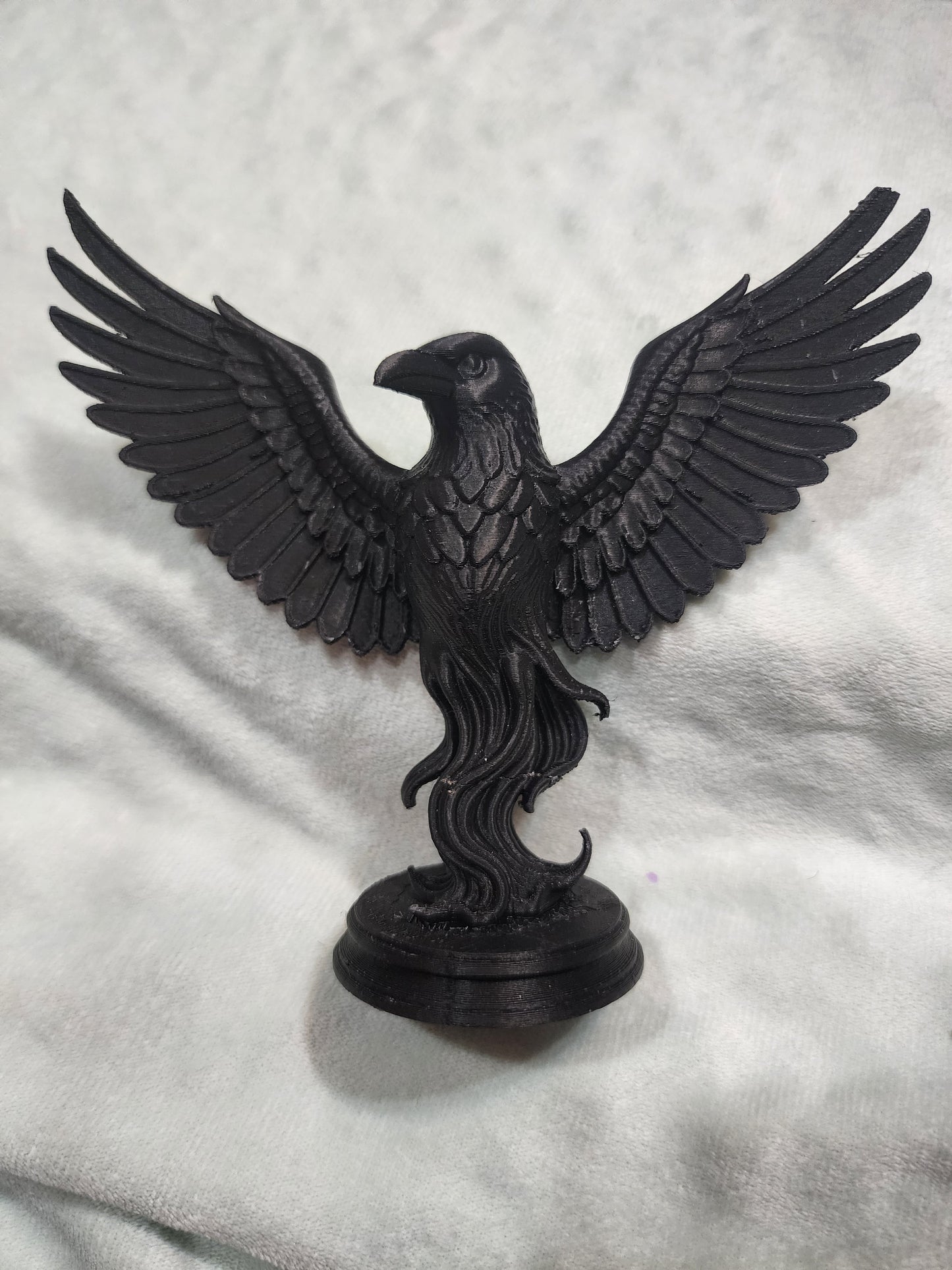 Raven statue add on misprint