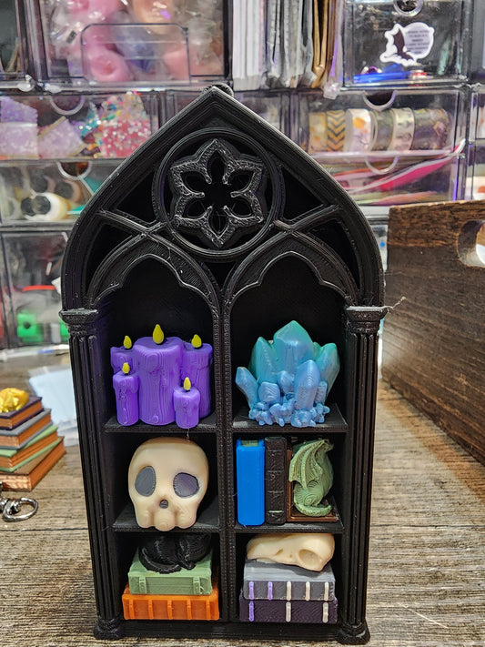3d Gothic Bookshelf 6