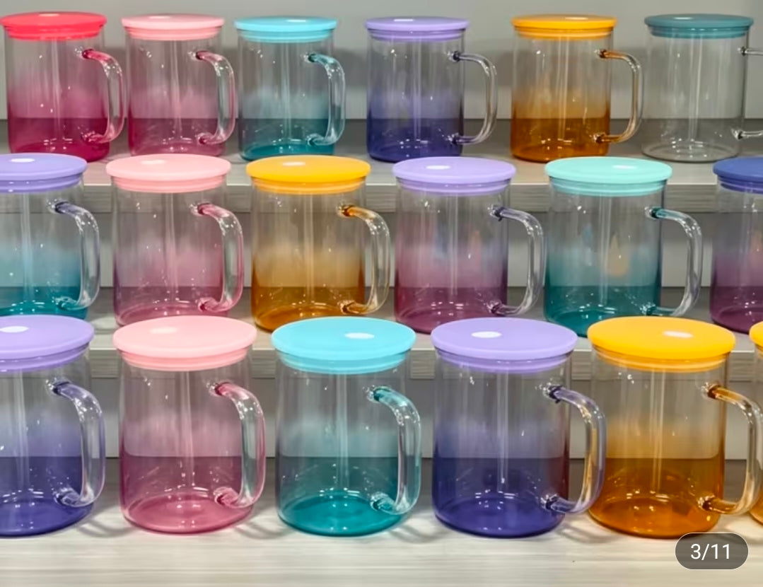 COMING SOON 17 oz Glass coffee cups